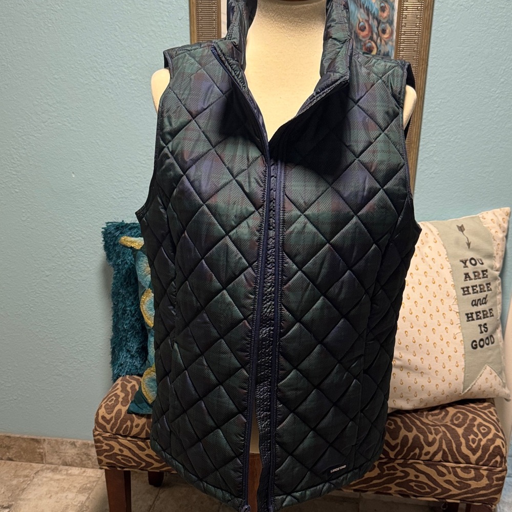 Lands' End Quilted Puffer Vest